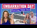 15 FIRST DAY CRUISE TIPS - What You MUST DO Immediately After Boarding