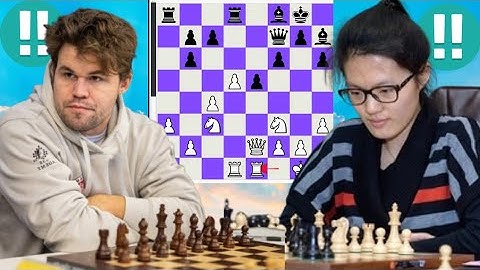 Magnus Carlsen vs Hou Yifan 25