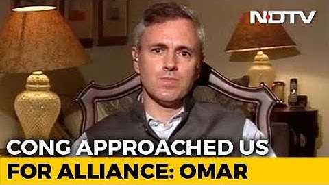 On Alliance With Congress, Omar Abdullah Draws Line At Kashmir Valley