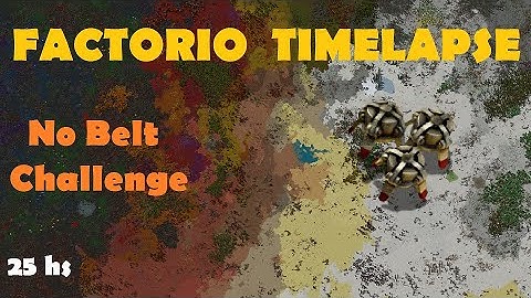 Factorio Timelapse - Robot World (8K Ultra HD)