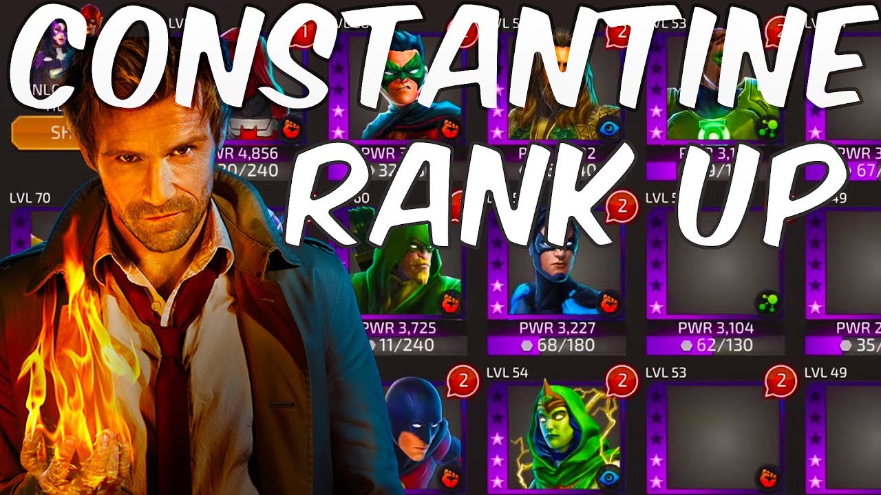 CONSTANTINE LEGENDARY RANK UP! - DC Legends: Battle For Justice