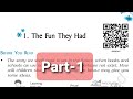 NCERT class-9 English literature- Beehive chapter-1 The Fun They Had part-1