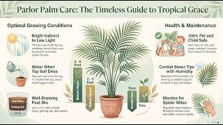 💚 How to Care for a Parlor Palm (Chamaedorea elegans) | Complete Guide