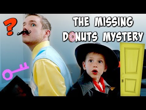Hello Neighbor vs Detective Donut: THE MISSING DONUTS MYSTERY SuperHero Kids SHK Comic In Real Life