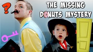 Hello Neighbor vs Detective Donut: THE MISSING DONUTS MYSTERY SuperHero Kids SHK Comic In Real Life