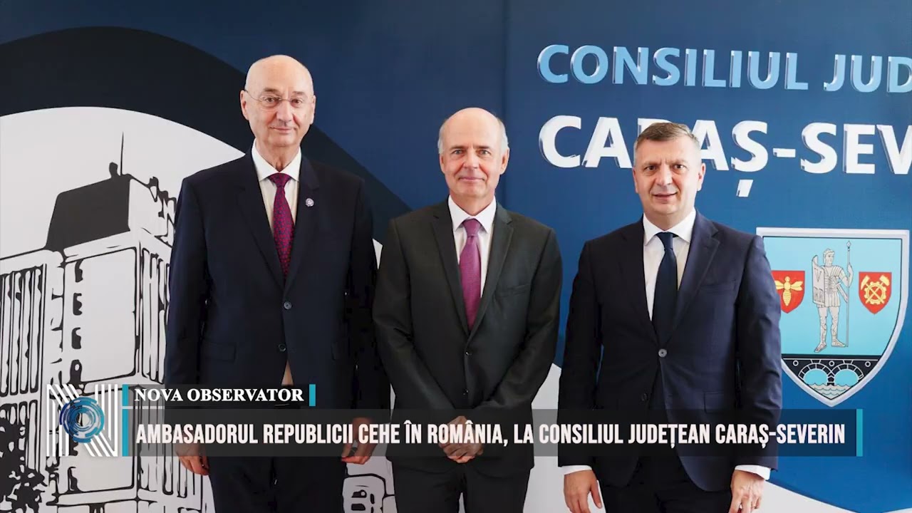 Ambasadorul Republicii Cehe în România, la Consiliul Județean Caraș-Severin Ambasadorul Republicii Cehe în România, la Consiliul Județean Caraș-Severin