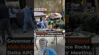 Governor Oborevwori's Protocol Aide Stabbed As Violence Rocks Delta APC Stakeholders' Meeting
