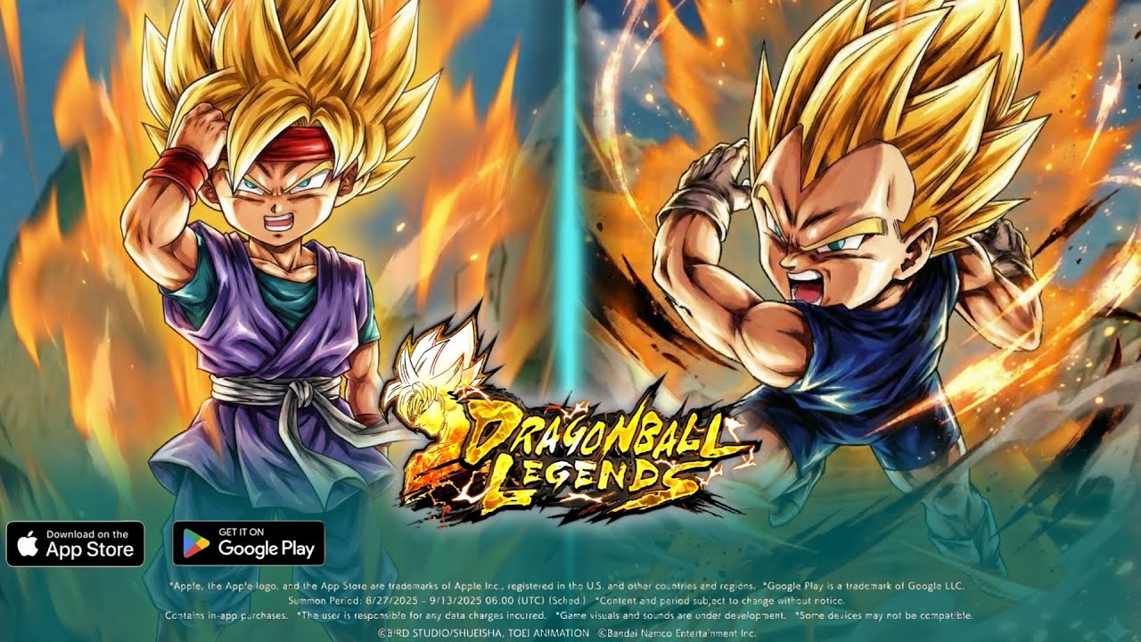 Super Saiyan Goku Jr. (LL) , Super Saiyan Vegeta Jr. (SP) Character Spotlight | DRAGON BALL LEGENDS