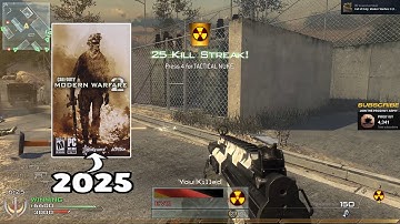 MW2 In 2025 Is EASY:"MP5K SILENCED" NUKE ON SCRAPYARD TDM!