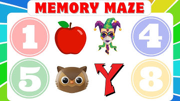 Memory Maze | Visual Memory Marathon #quiz #iqtest #challenge