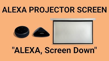Alexa Controlled Projector Screen