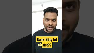 Bank Nifty lot size reduced to 15 quantity effective from July 2023 financenifty50bankniftymile