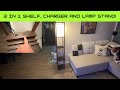 3 In 1 Shelf, Lamp, Charger Furniture Review!