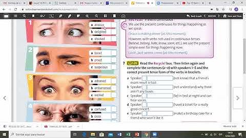 Solutions Pre-intermediate Vocabulary unit 1