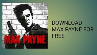 HOW TO DOWNLOAD MAX PAYNE MOBILE FOR FREE screenshot 3