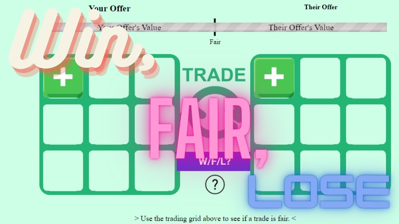 How to Know if your Adopt Me Trade is a Win, Fair, or Lose