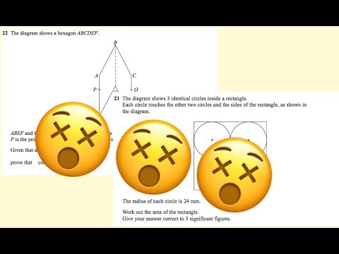 The 5 Hardest Mathematics Gcse Exam Questions From 17 100 Subs Youtube