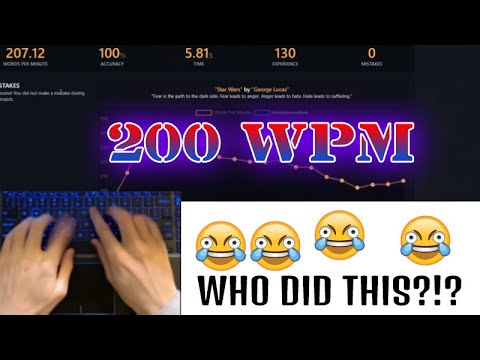 NitroType 190 WPM+ Compilation (HANDCAM) (Dvorak typing) 