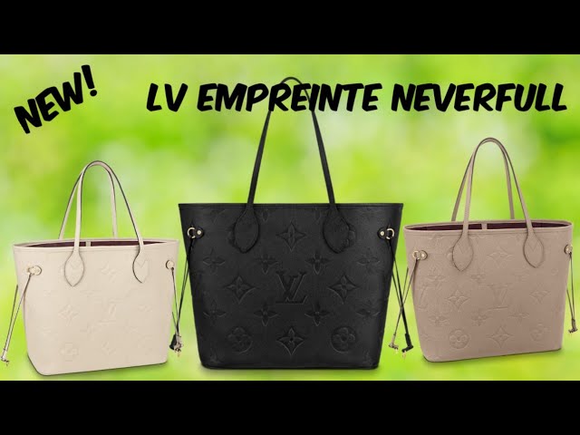 LOUIS VUITTON MONOGRAM EMPREINTE NEVERFULL MM BLACK PART 2 UNBOXING 