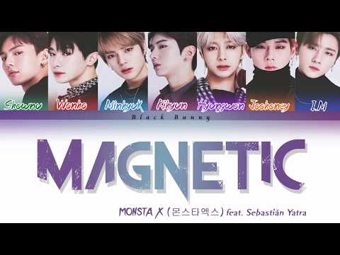 MONSTA X (몬스타엑스), Sebastián Yatra - Magnetic (Color Coded Lyrics /Eng/Esp)