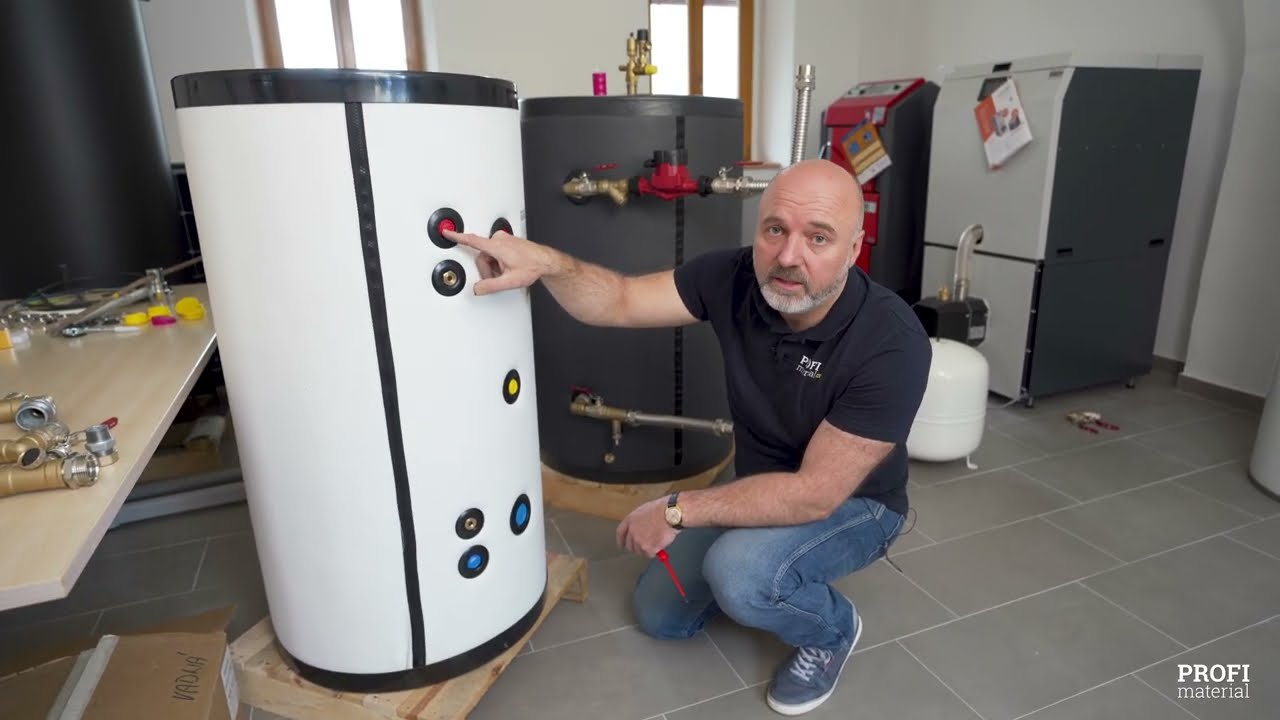 Stavebnice tepelného čerpadla včetně bojleru 1/2