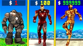 $1 IRONMAN to $1,000,000,000 in GTA 5