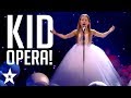 INCREDIBLE Kid Opera Singer on Arab's Got Talent 2017! | عرض النصف نهائيات –إيمان بيشه