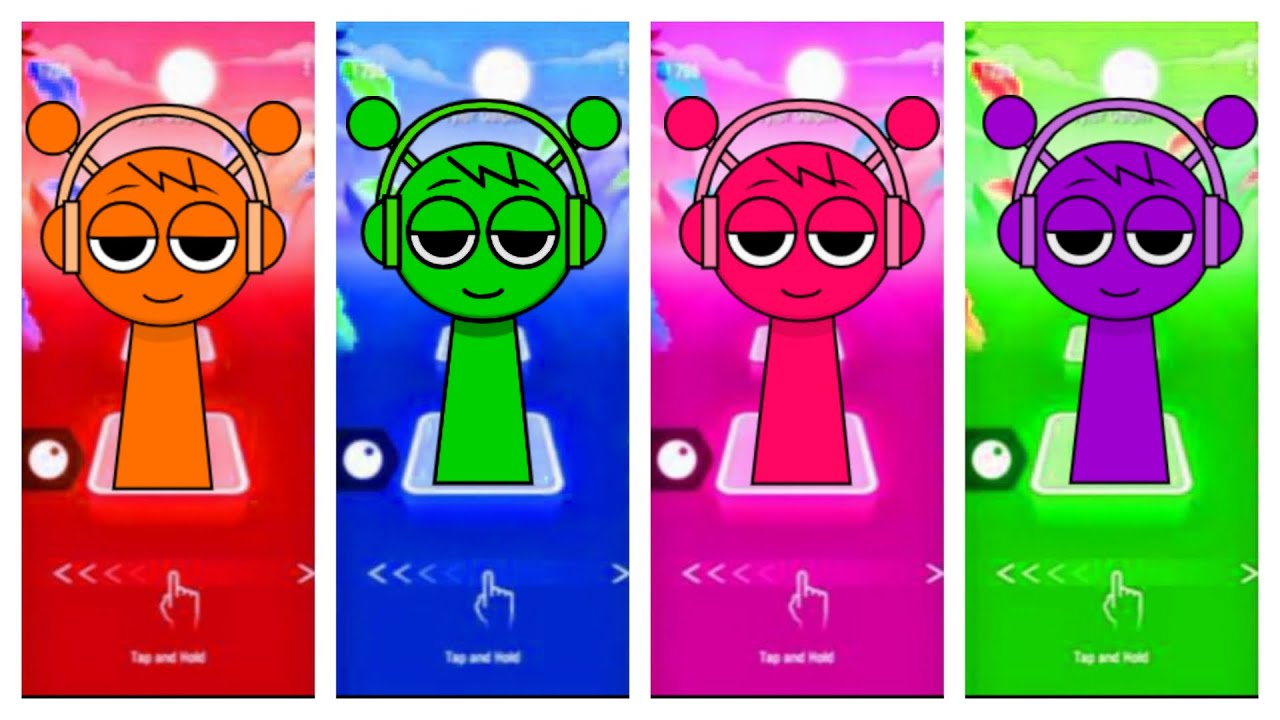 Sprunki orange 🆚 Sprunki sky 🆚 Sprunki red 🆚 Sprunki green 💫who is best ...