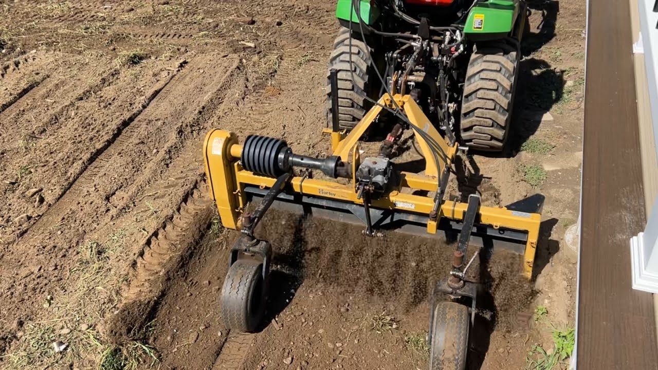 HARLEY RAKE , POWER RAKE , SOIL CONDITIONER , WHAT DOES IT DO ? - YouTube