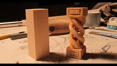 Hollow Spiral Whittler's Puzzle - Fun woodcarving ...