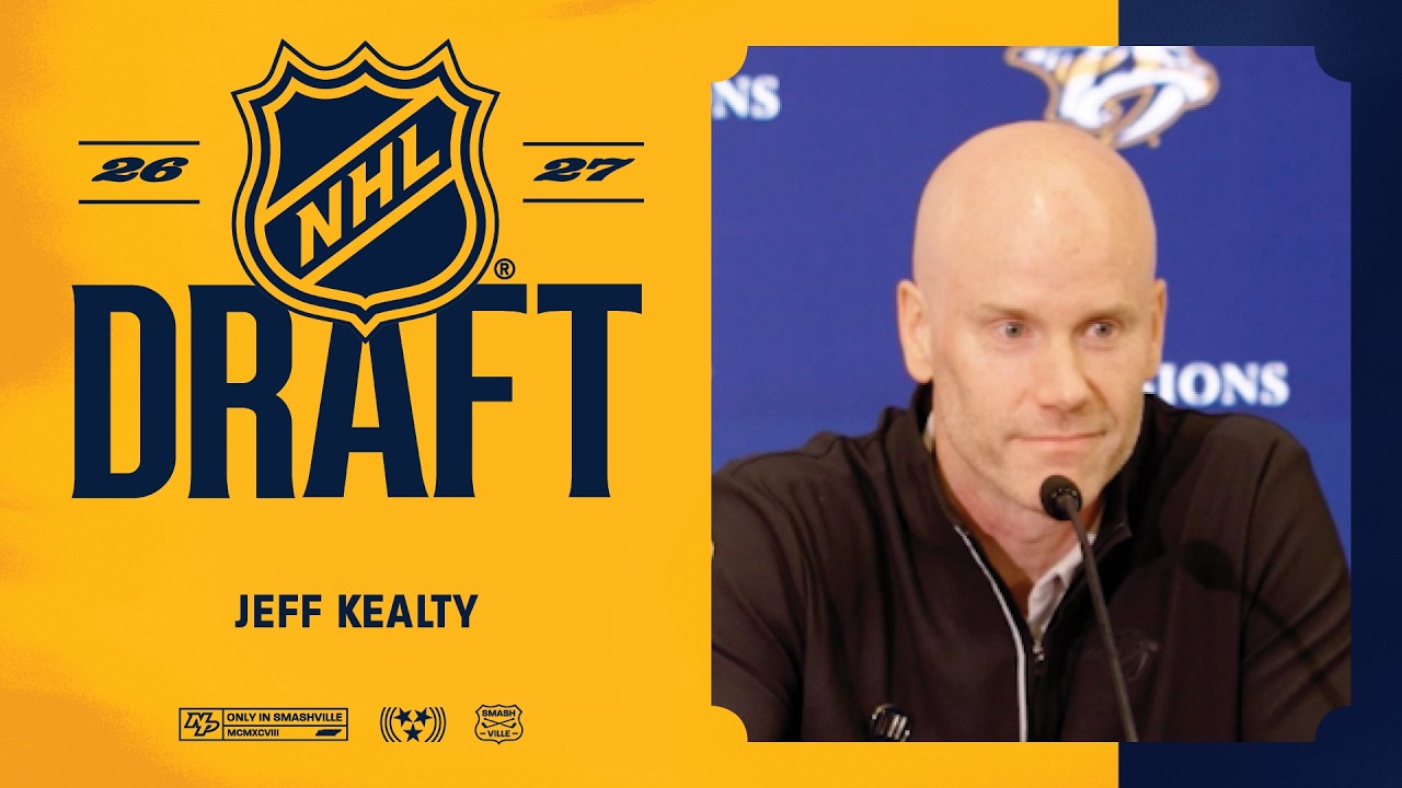 2026 NHL Draft: Jeff Kealty - Media Availability | Nashville Predators