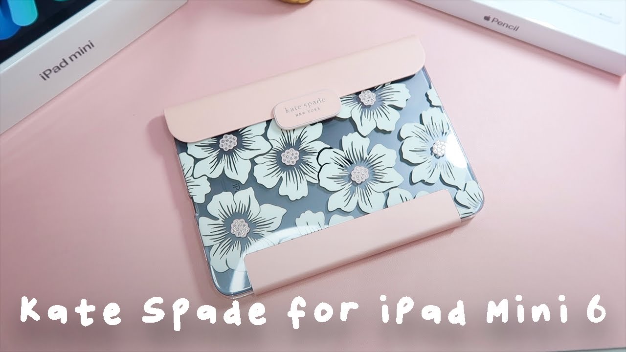 ✨🌸📱Kate Spade New York Hollyhock iPad Mini 6 Folio Case 📱🌸✨ - YouTube