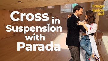 Cross in Suspension with Parada or Backward Ocho/Medio Giro | Tango Intermediate #dance #tutorial
