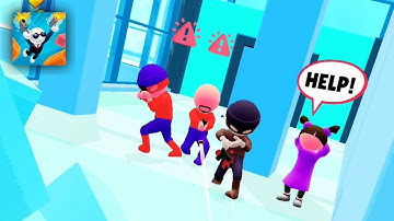 Run n Gun - AIM Shooting All Levels Gameplay Android,IOS (Level 6-10)