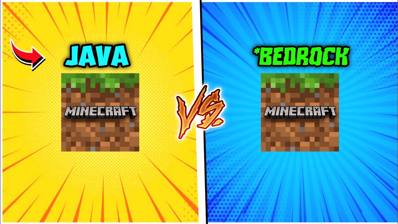 🤯 MIND BLOWING Difference Minecraft Java VS Bedrock Edition || BIGGEST ...