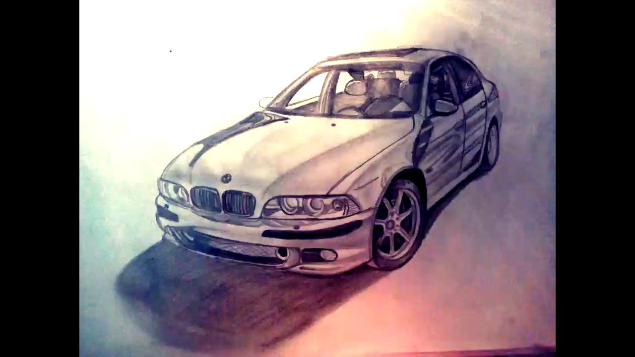 Drawing  BMW e46 framelapse  INFO at NIRO