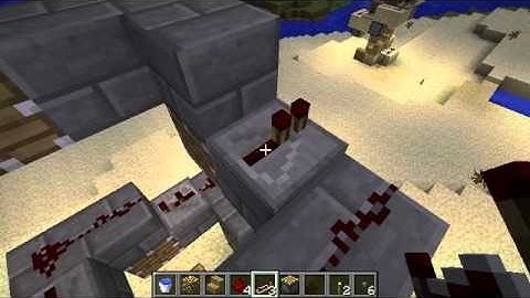 how to make a Piston Elevator minecraft 1.2.4