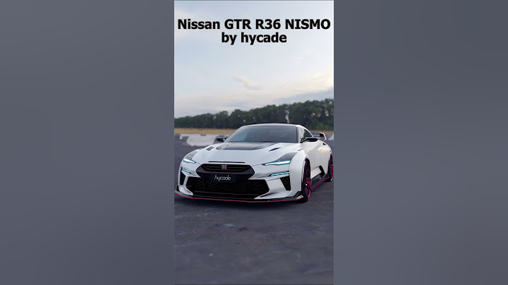2024 Nissan GTR R36 NISMO by hycade #hycade #nissan #nismo #jdm #gtr