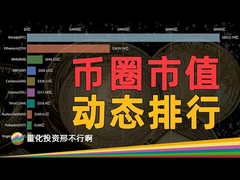 币圈市值动态排行，10年巨变中哪些数字货币屹立不倒，又有哪些昙花一现？【量化投资邢不行啊】