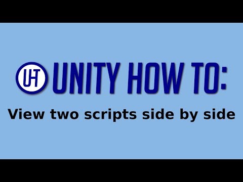 How to view two scripts side by side in visual studio