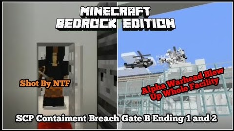 Minecraft SCP CB Gate B Ending