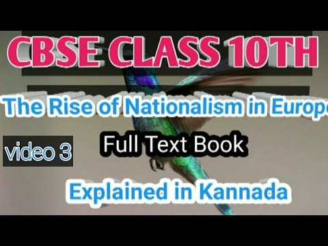 TheRise of Nationalism in Europe explainedin kannada part 3