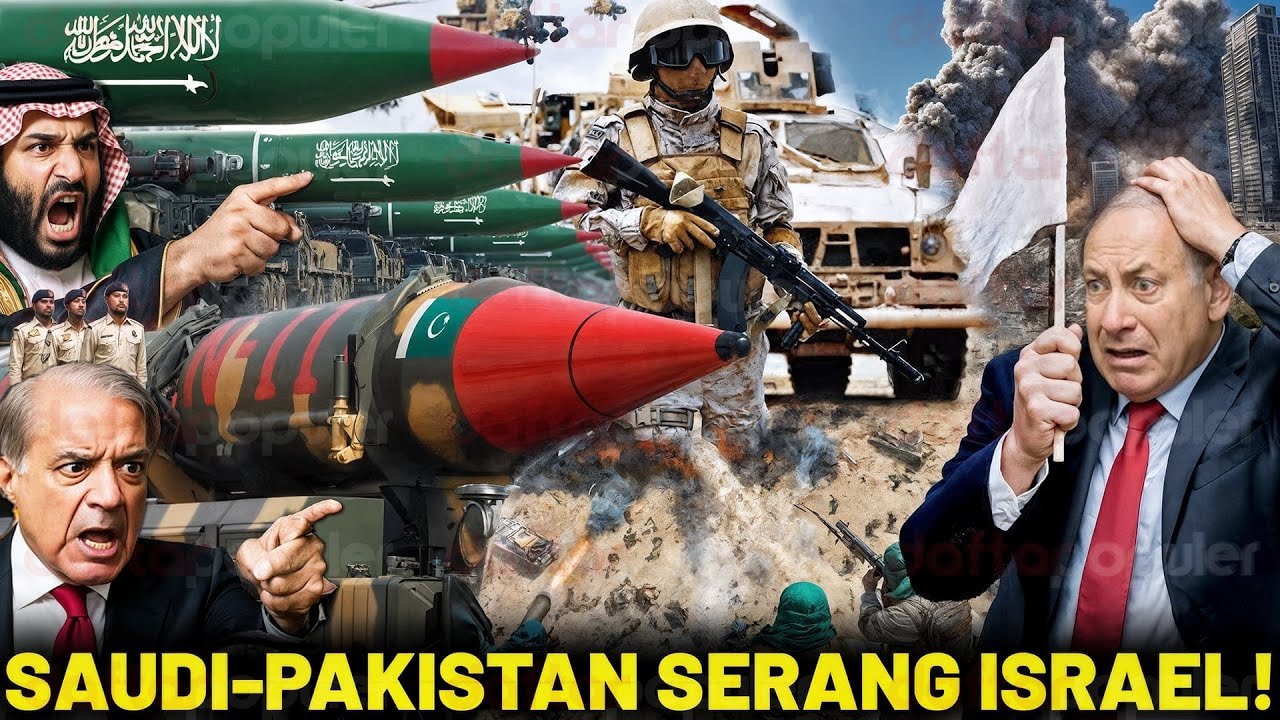 Arab Saudi–Pakistan Bersatu! Ancaman Serangan Gabungan & Nuklir Bikin Netanyahu Panik
