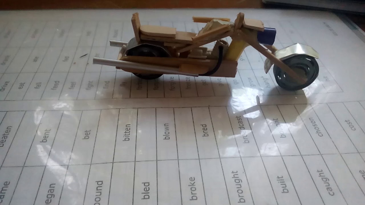 homemade wood mini bike chopper