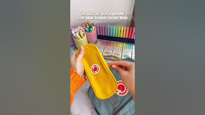 cosa metto nel mio zaino kanken