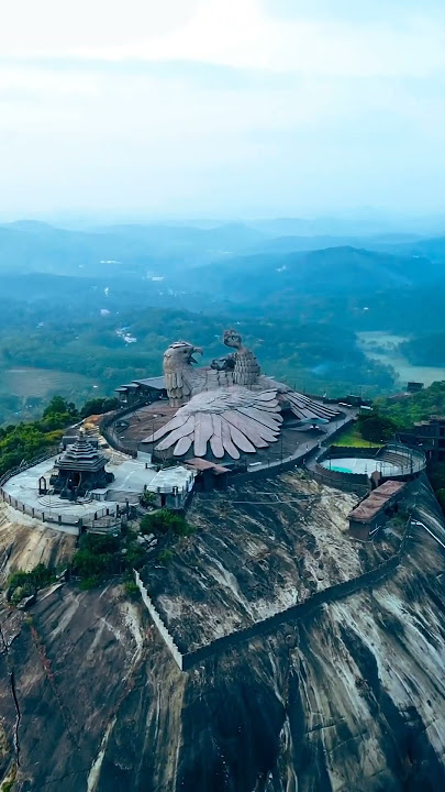 Jatayu Earth Centre Kollam #jatayuearthcenter #jatayu #jadayu #drone #droneshots #kerala #dji nature