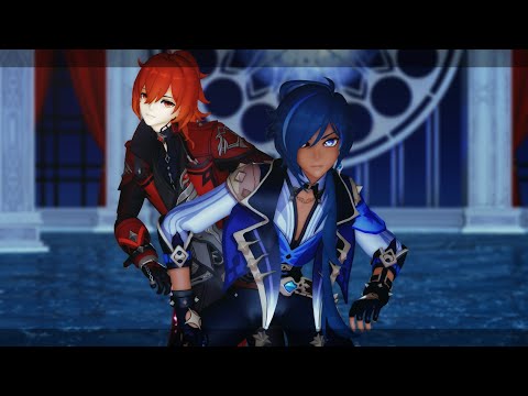 (MMD Genshin Impact) Good Night (Kaeya/Diluc) 2K