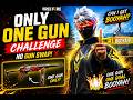I Used ONLY ONE GUN for the ENTIRE Match and STILL Got BOOYAH 😱🔥 | Free Fire Challenge #freefire
