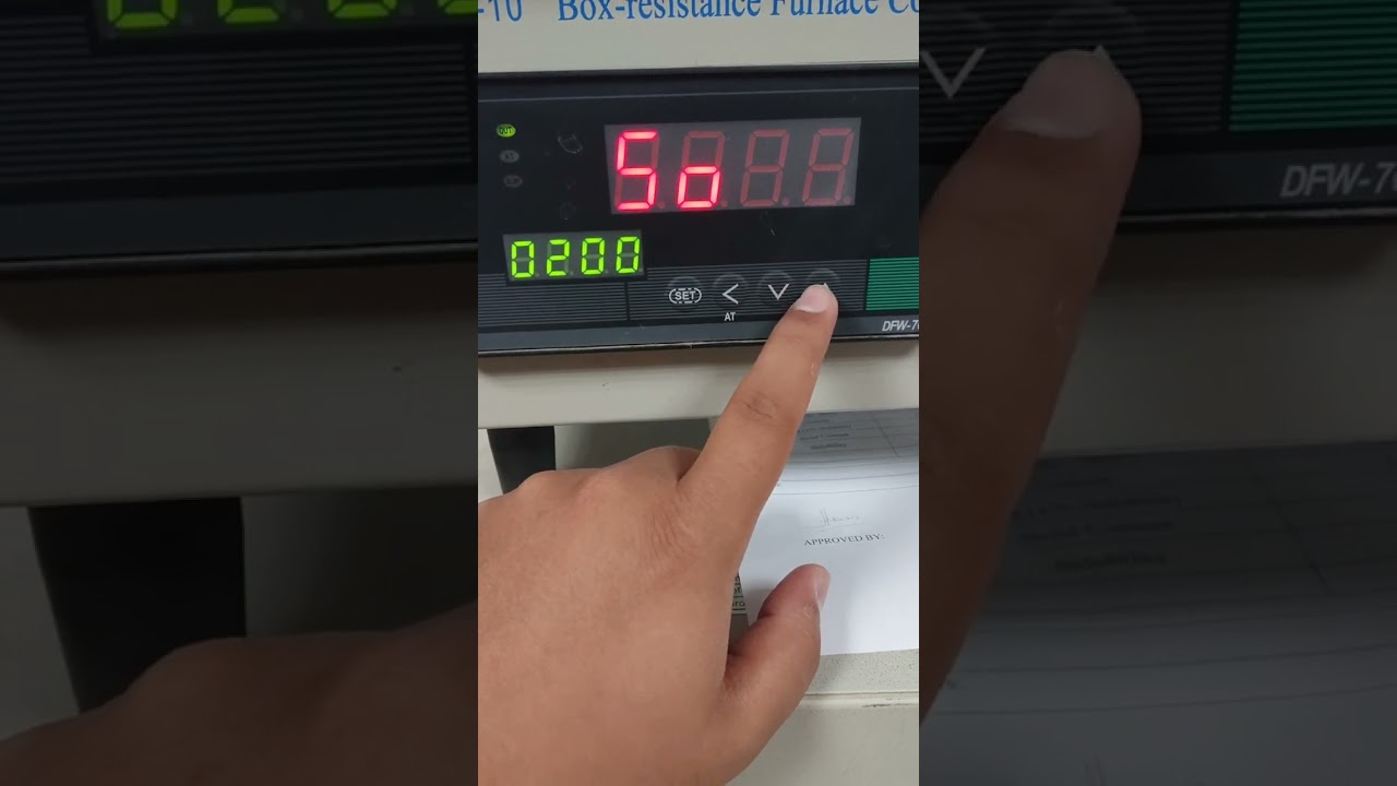 How to set Temperature of Furnace..