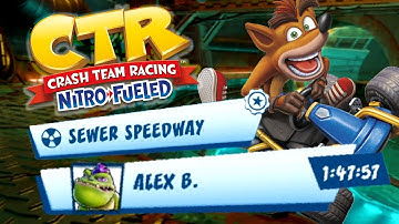 Crash Team Racing Nitro Fueled: Developer Times - Sewer Speedway (1:47:29)